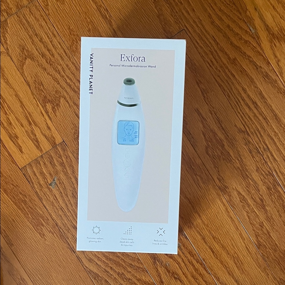 Vanity Planet Exfora Facial Microdermabrasion Wand - White